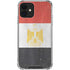 Egyptian Flag Distressed iPhone 12 Clear Case